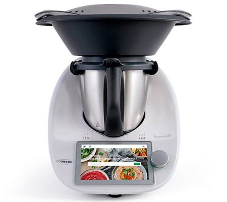 Vorwerk thermomix tm6 + livre – cuisine au thermomix (larousse) + livre – apéritif dînatoire (larousse) + livre – évasion gourmande