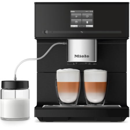 CM 7750 Negro Obsidian Miele Máquina de café libre instalación Obsidian Black, medidas: 420 x 311 x