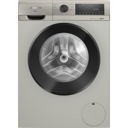 Siemens iQ500 WG54G2ZXES lave-linge Chargement frontal 10 kg 1400 tr/min A Noir, Acier inoxydable
