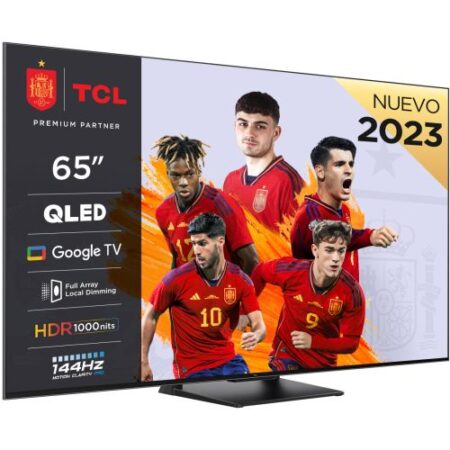 Téléviseur QLED 65" TCL 65C745 4k Ultra HD Google TV HDR10+ avec Game Master Pro 2.0
