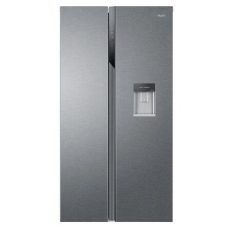HAIER SBS 90 SÉRIE 3 HSR3918EWPG PORTE RÉFRIGÉRATEUR CÔTE À CÔTE INDÉPENDANT 521 L E ARGENT