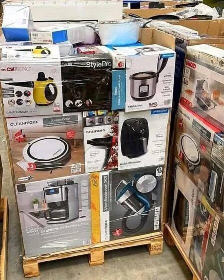 Déstockage de palettes d'articles électroménager