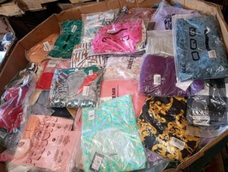 Déstockage des palettes de t-shirts de marque